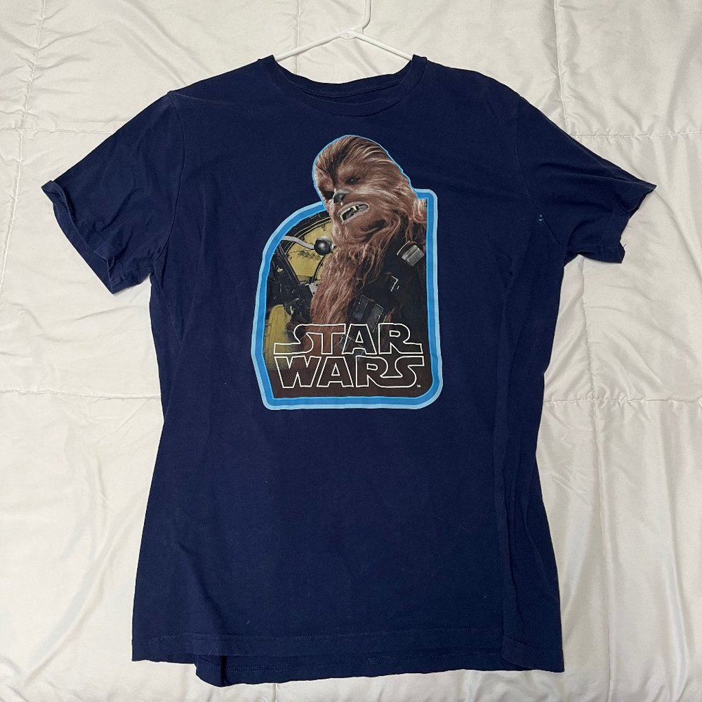 Chewbacca Star Wars T-Shirt - XXL - Blue